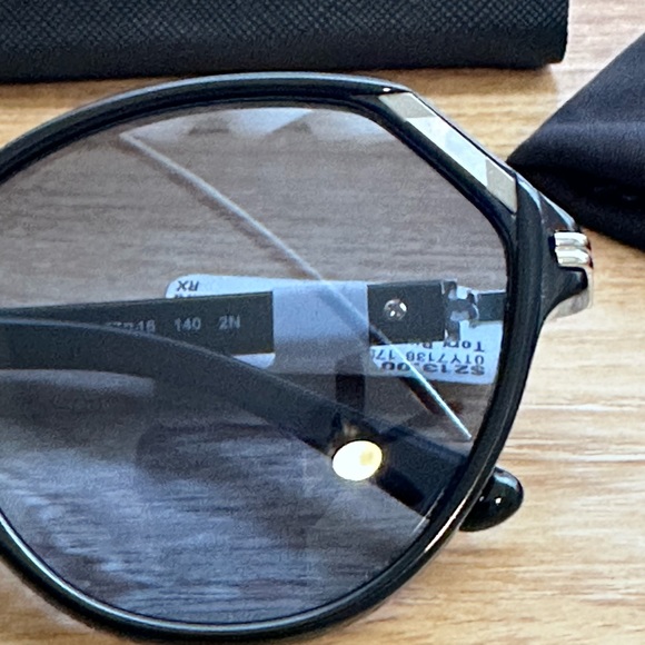 Tory Burch TY7138 17098F 57 Sunglasses Black Frame Grey-Blue Lens Generic Case